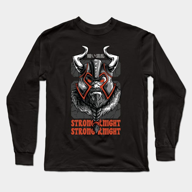 Strong knight Long Sleeve T-Shirt by p308nx